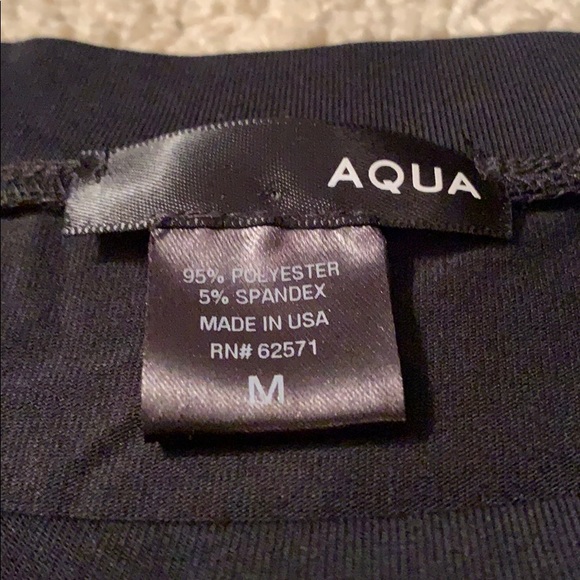 Black quilted Aqua sweatshirt - Picture 3 of 3